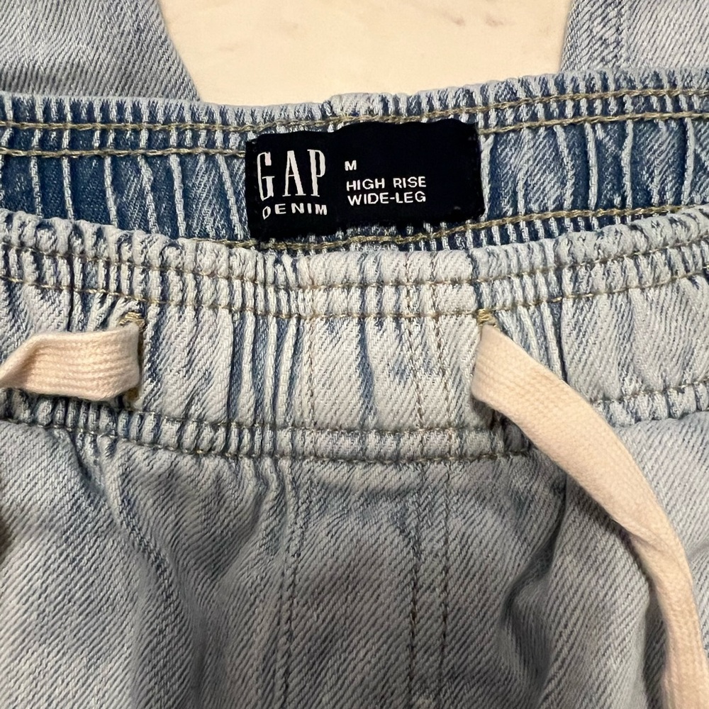 GAP Denim High Rise Wide-Leg Pants - Picture 2 of 5